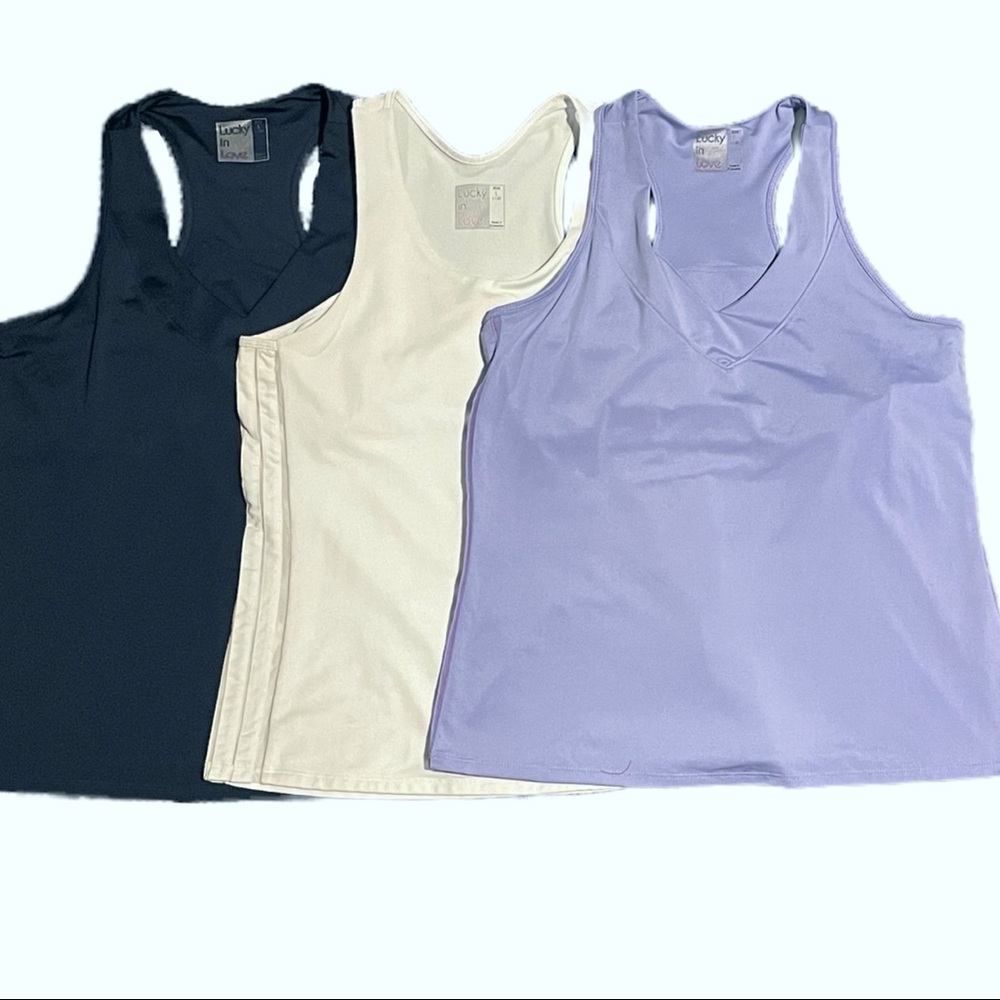 🎾🍀Lucky in Love Tank Top Bundle